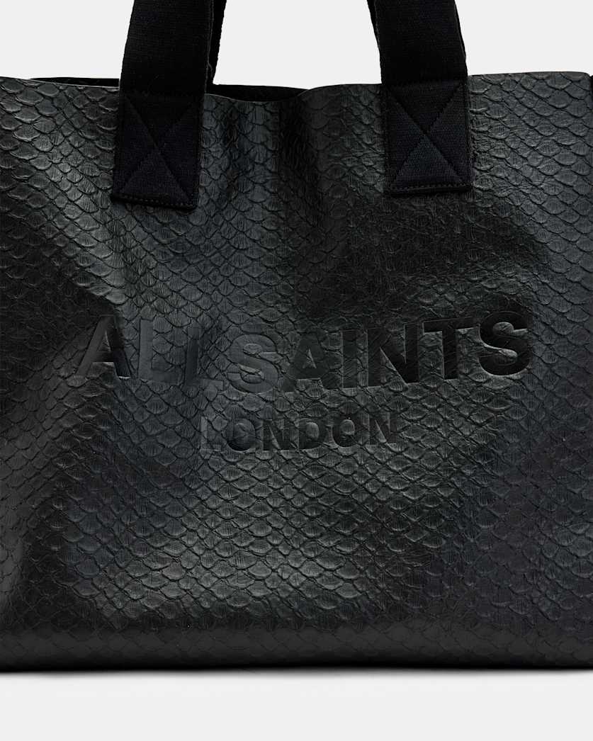 Izzy Logo Leather Tote Bag