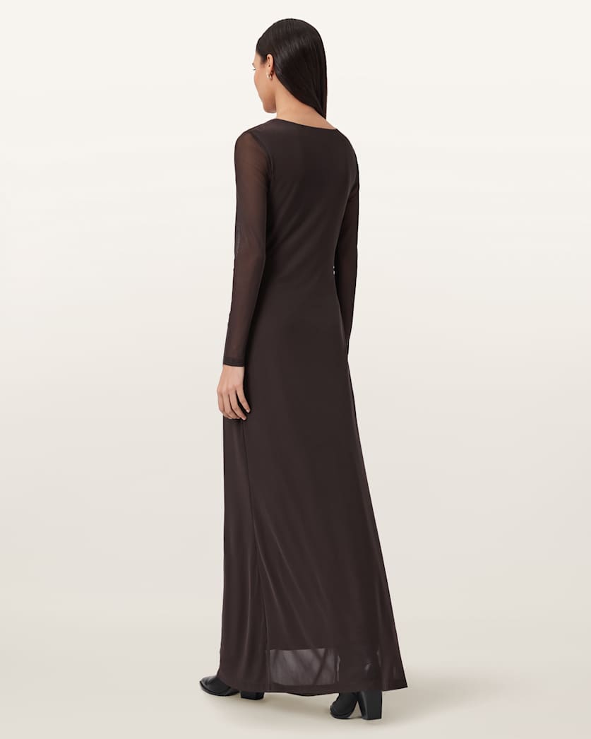 Gabby Mesh Maxi Dress