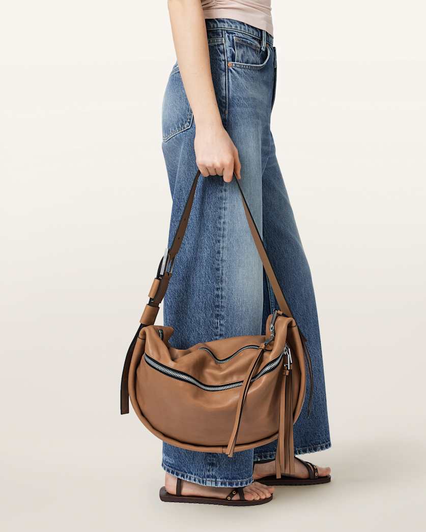 Noemie Leather Shoulder Bag