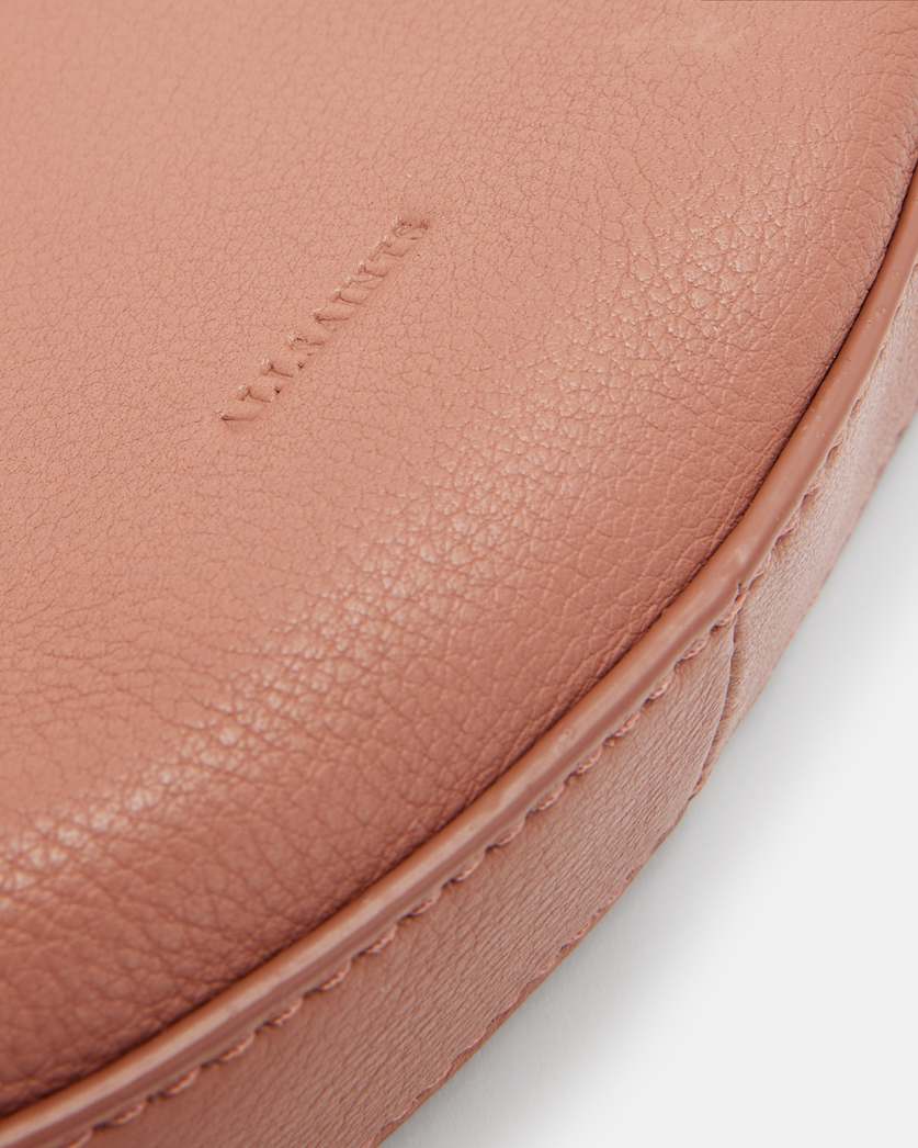 Half Moon Leather Crossbody Bag