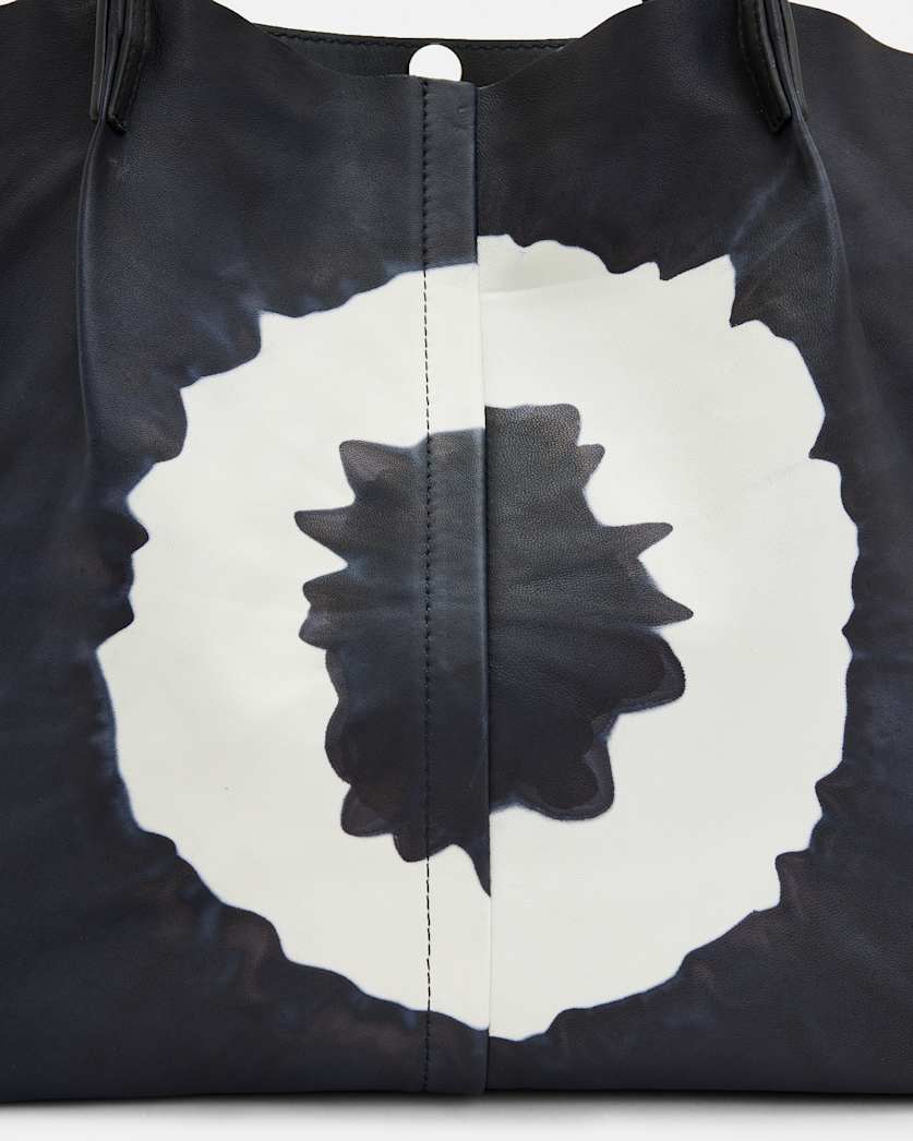 Hannah Tie Dye Leather Tote Bag