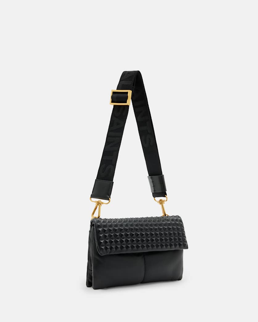 Ezra Studded Leather Crossbody Bag