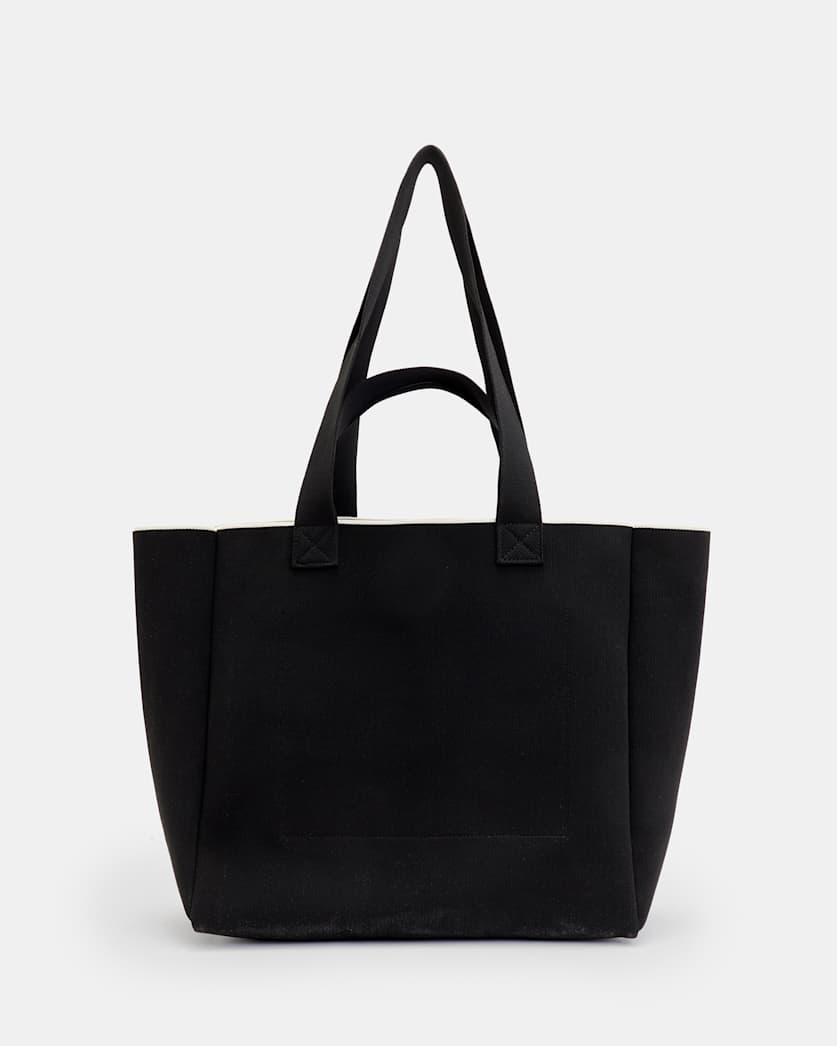 Izzy Logo Print Knitted Tote Bag