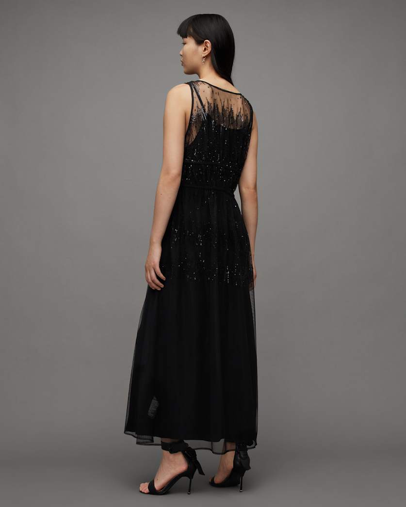 Robyn Embellished Sequin Maxi Dress