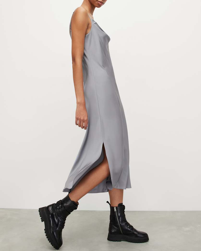 Hadley Cowl Neck Midi Slip Dress