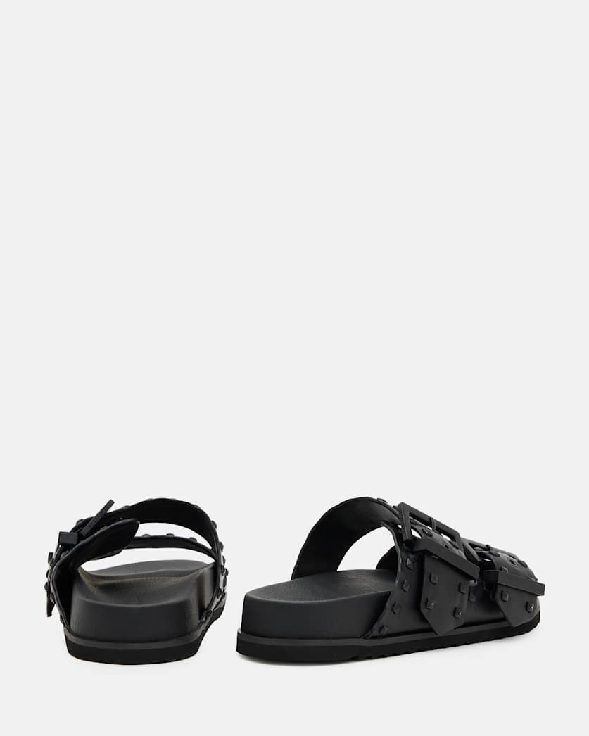 Sian Leather Studded Sandals