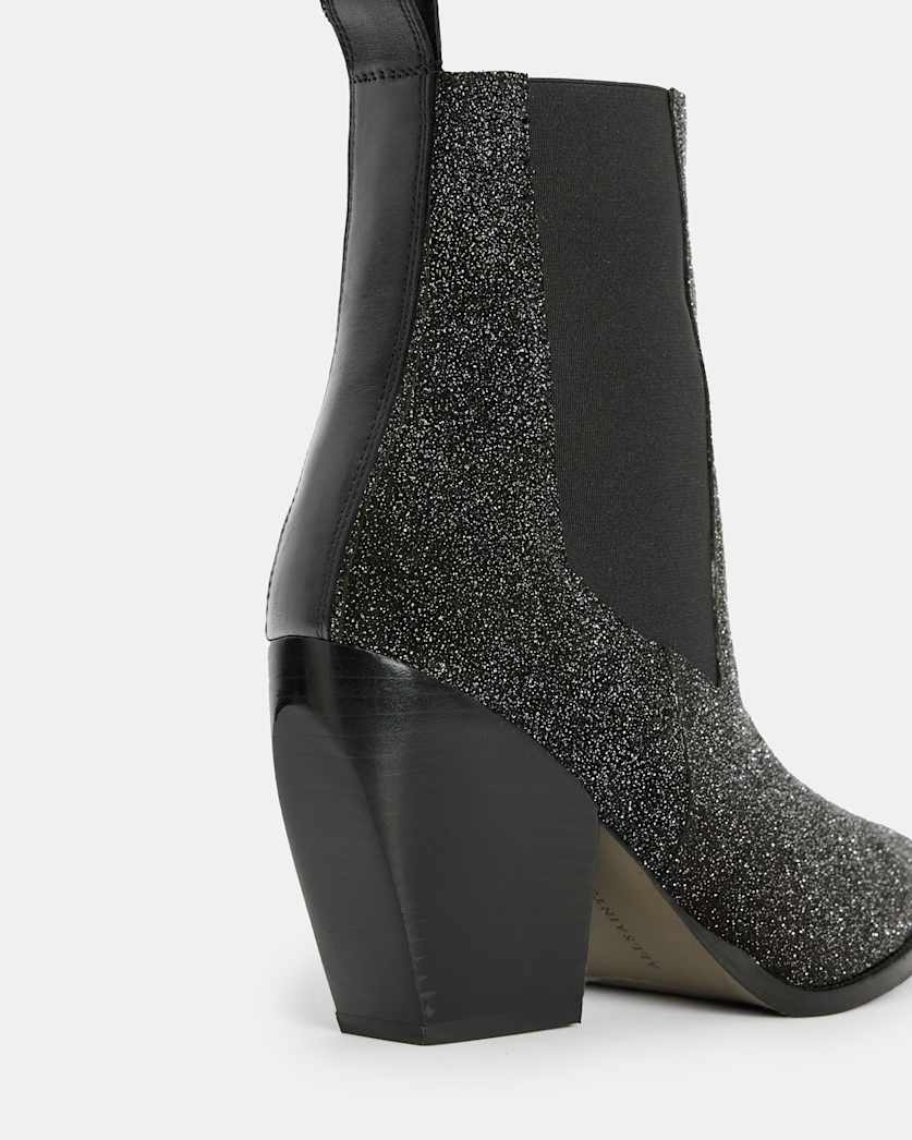Ria Sparkle Leather Boots