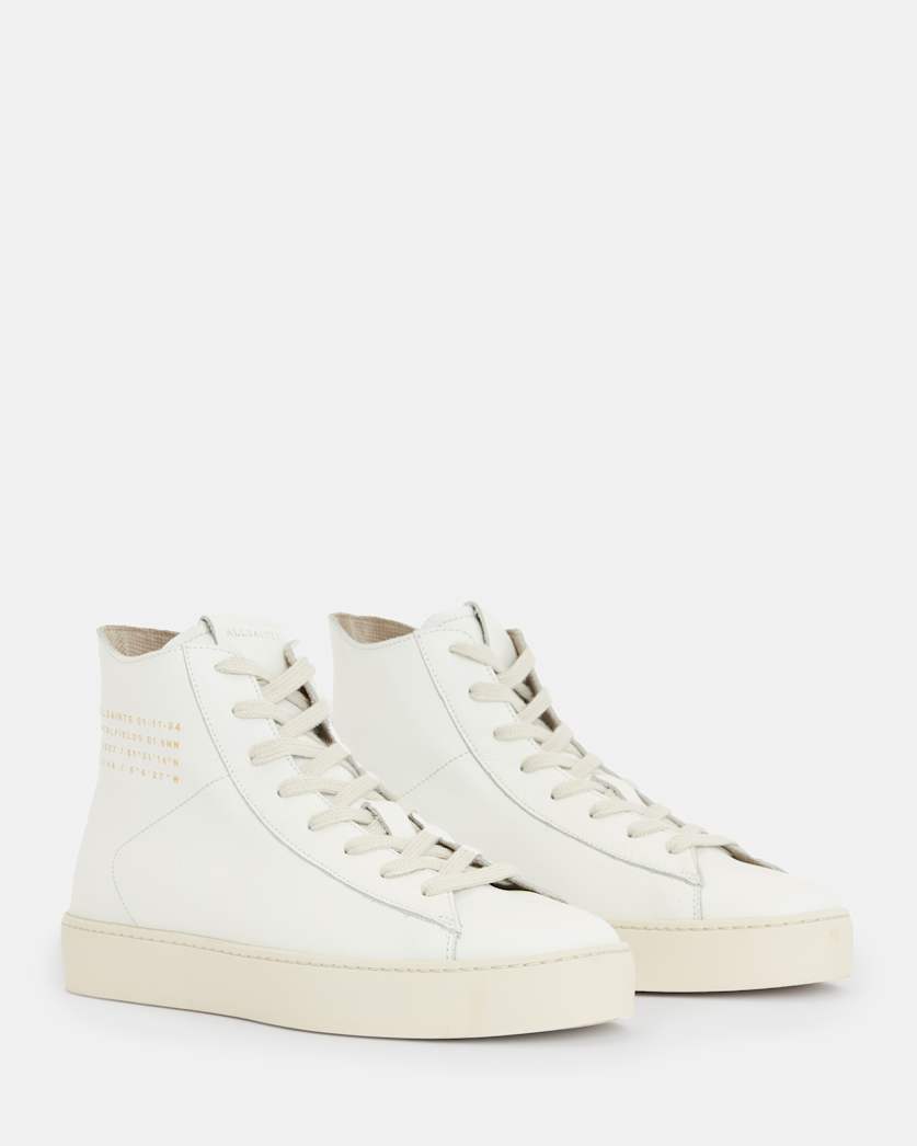Tana Leather High Top Trainers