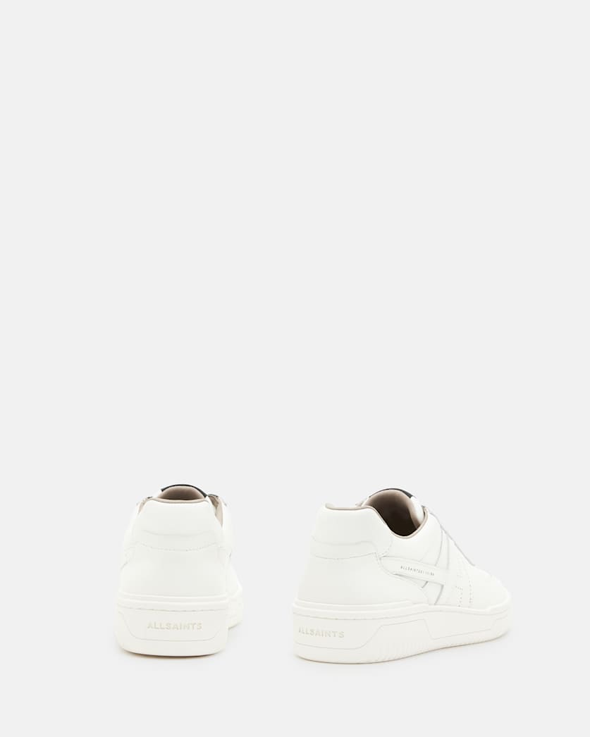 Vix Low Top Round Toe Leather Trainers