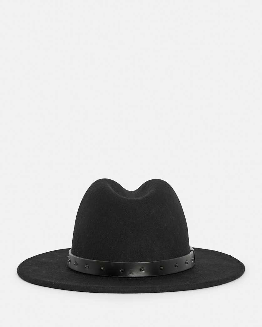Maxie Matte Wool Studded Fedora