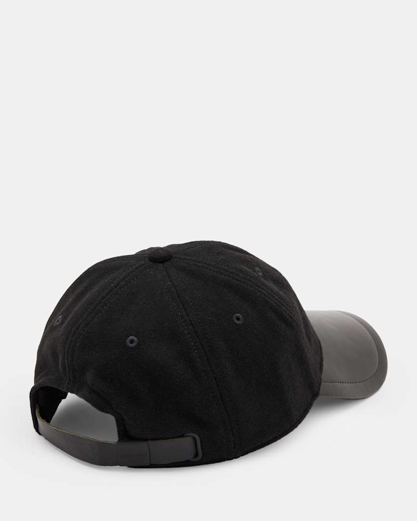 Wool Leather Baseball Cap
