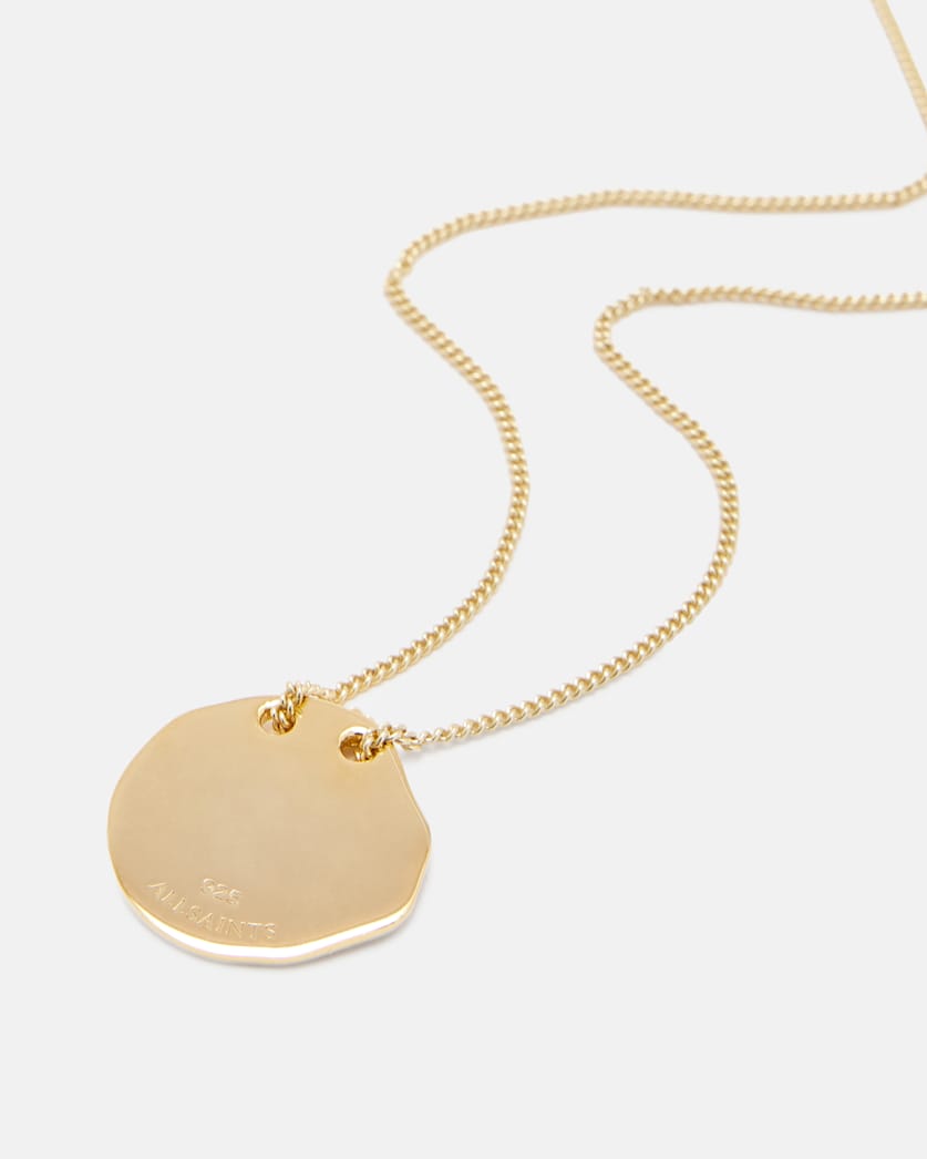 Helini Gold-Tone Crest Necklace