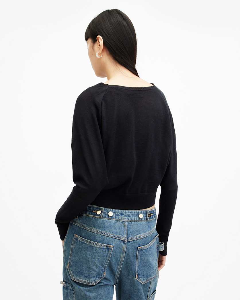 Ridley Cropped Merino Wool Jumper