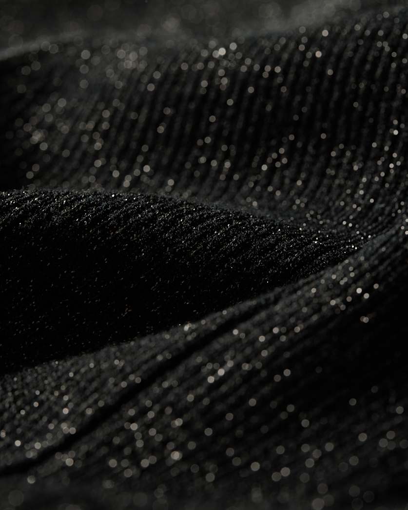 Chara Ribbed Bodycon V-Neck Jumper