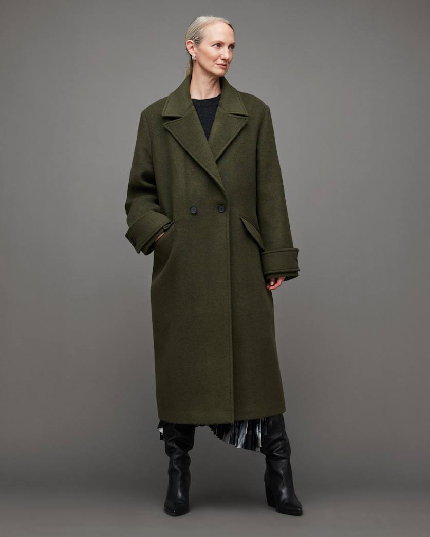 Mabel Double Breasted Longline Coat