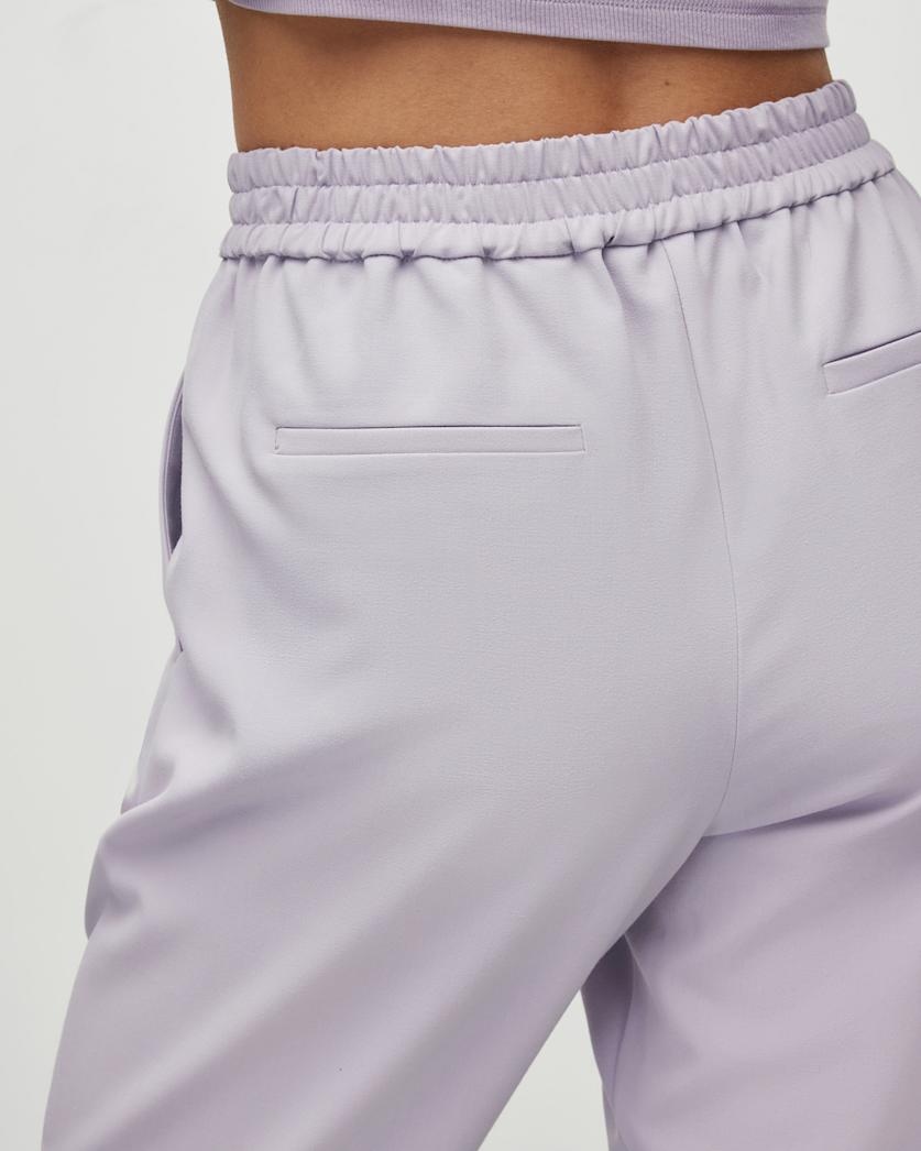 Aleida Mid-Rise Tapered Leg Tri Trousers