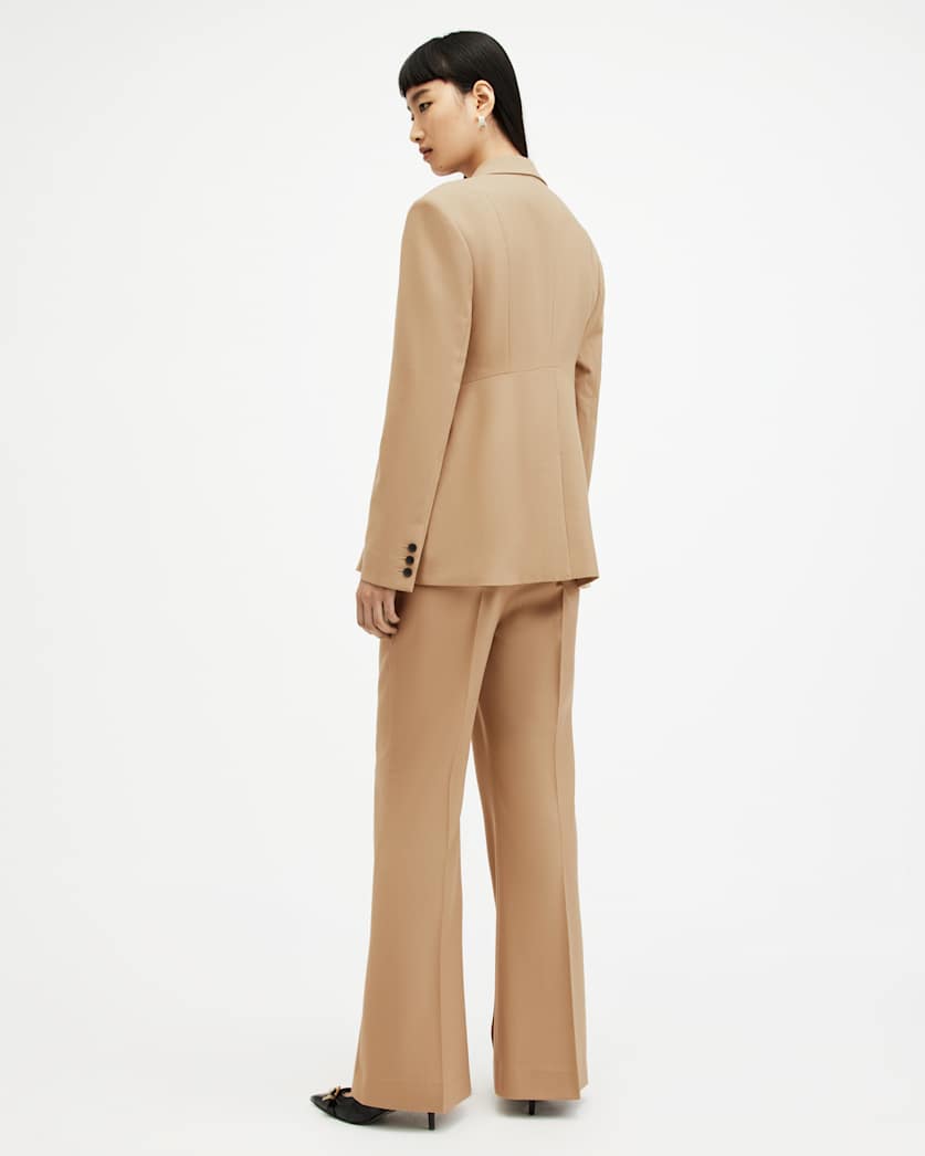 Sevenh High-Rise Slim Flared Trousers