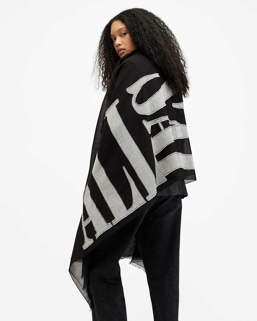 Oppose Large Oblong Logo Scarf
