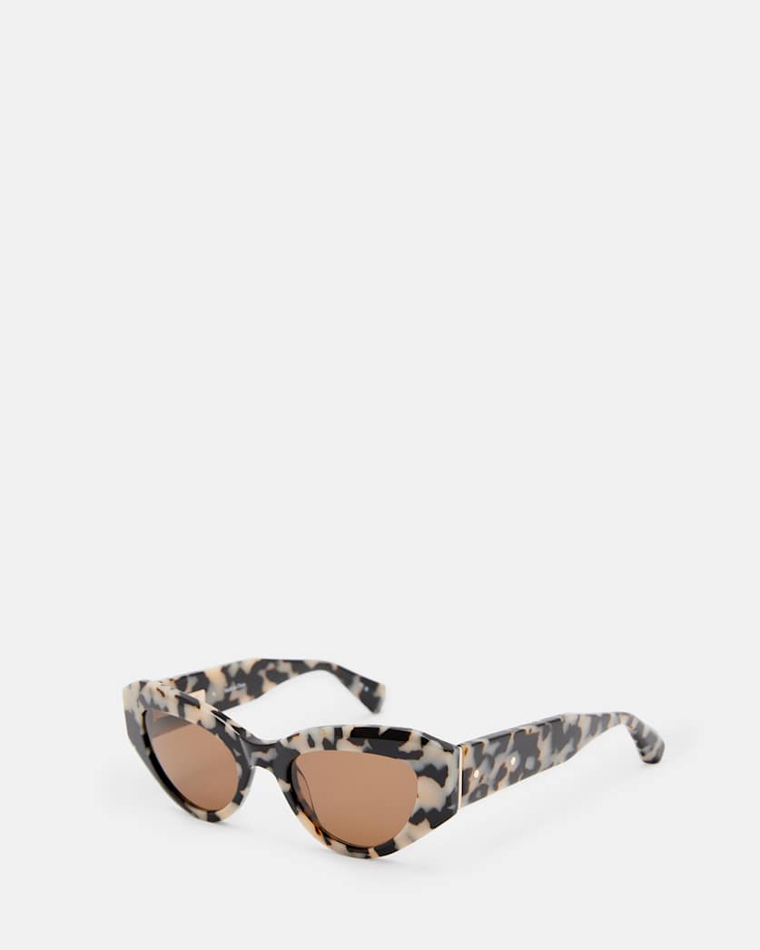 Calypso Bevelled Cat Eye Sunglasses