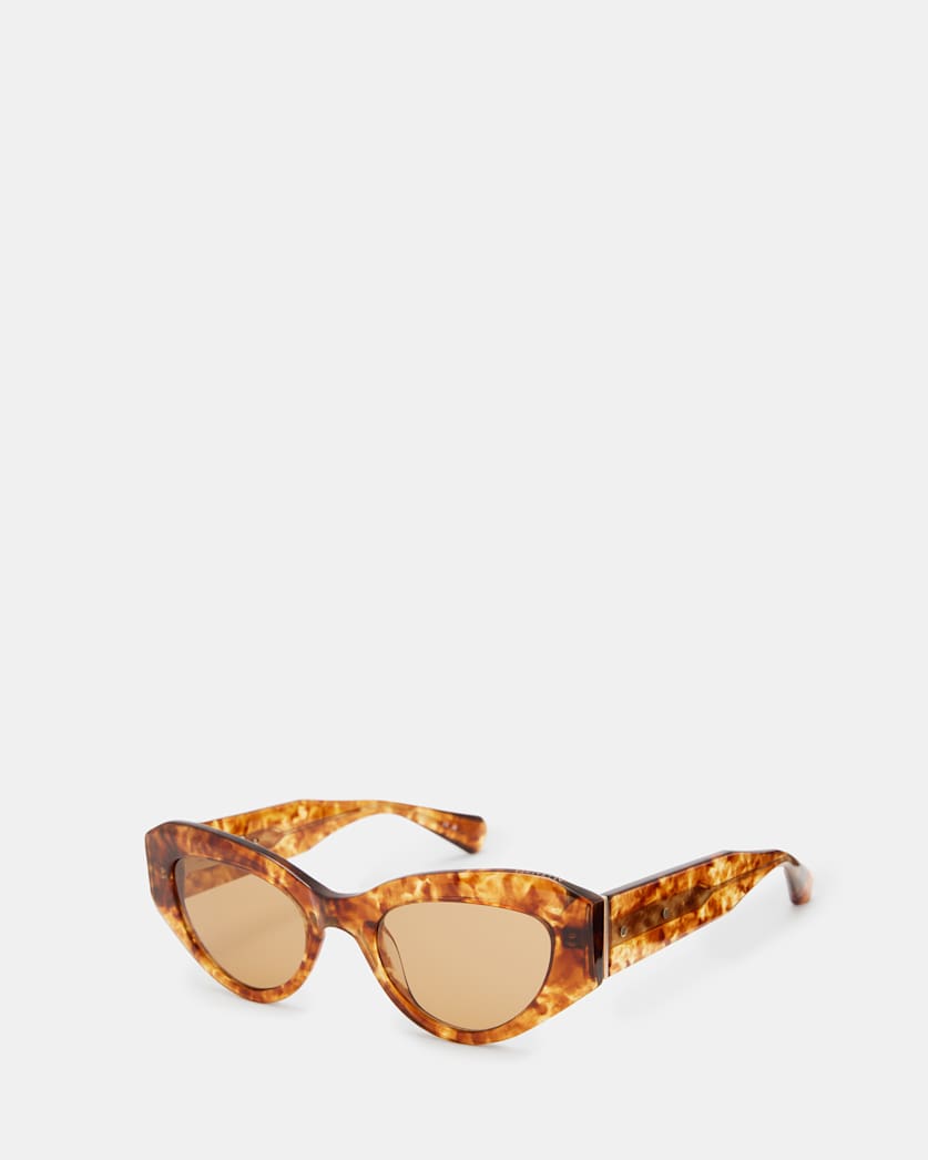 Calypso Bevelled Cat Eye Sunglasses