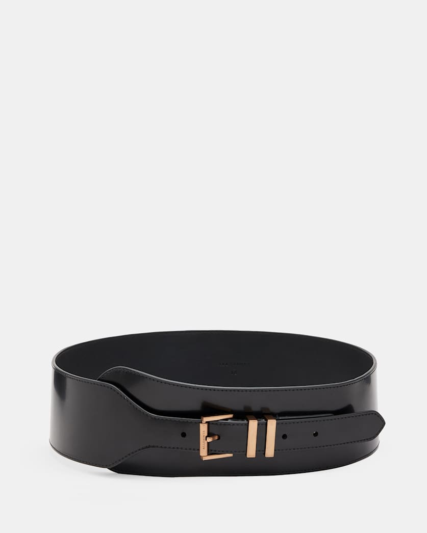 Marcella Leather Wide Belt