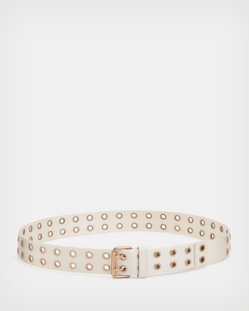 Imogen Leather Webbing Eyelet Belt