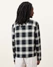 Ellis Checked Embroidered Zip Up Jacket