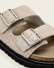 Randal Buckled Suede Sandals
