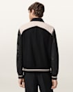 Endleton Contrast Leather Bomber Jacket
