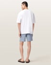 Asher Straight Fit Ramskull Sweat Shorts