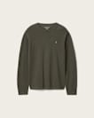 Ellis Waffle Texture Long Sleeve Crew