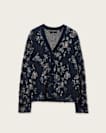 Aster Floral Jacquard Cardigan