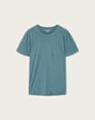 Figure Crew Neck Raw Edge T-Shirt