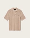 Aspen Waffle Texture Ramskull Polo Shirt