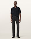 Aspen Waffle Texture Ramskull Polo Shirt