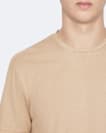 Brace Brushed Cotton Crew Neck T-Shirt