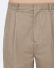 Ware Straight-Fit Double-Pleat Trousers