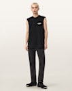 Underground Sleeveless Crew Neck T-Shirt