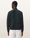 Morton Relaxed Fit Suede Bomber Jacket