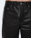 Slim leather trousers