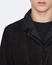 Survey Double Layered Leather Blazer