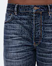 Destroy Mid Indigo Loose Straight-Leg Jeans