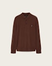 Mode Merino Long Sleeve Ramskull Polo Shirt