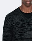 V-neck merino wool jumper