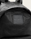 Carabiner Embossed Leather Backpack