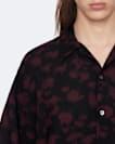 Leo Oversized Viscose Leopard Print Shirt