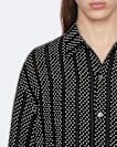 Quasar Oversized Viscose Polkadot Shirt