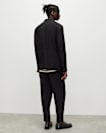 Pace Linen Blend Cropped Slim Trousers