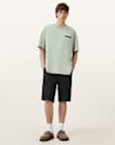 Redact Oversized Embroidered Logo T-Shirt