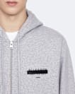 Redact Oversized Zip-Up Hoodie
